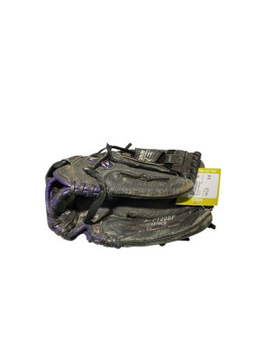 Used Rawlings HIGHLIGHT BB/SB Glove RH Throw Black 12" 11834-S000038328