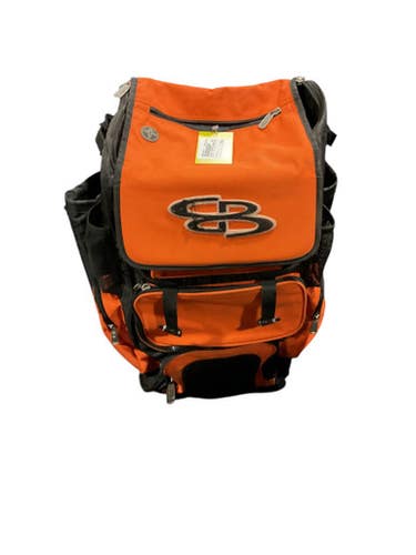 Used BoomBah ORANGE BOOMBAH BAG BB/SB Player Wheeled Bag Orange 11834-S000038327