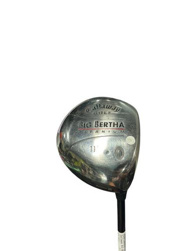 Used Callaway BIG BERTHA TITANIUM Mens Driver RH 11.0 Degree 11834-S000038314