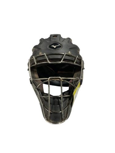 Used Mizuno SAMURAI Catchers Mask Black 11834-S000038307