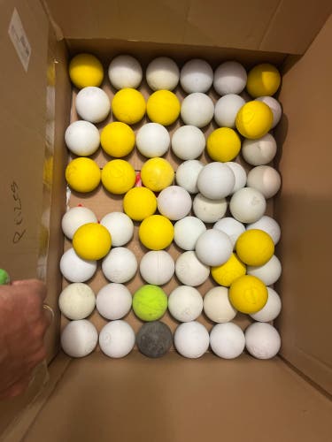 58 Used and Lightly Used Lacrosse Balls