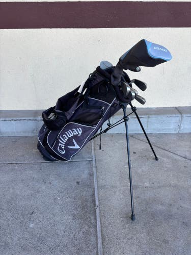 Women's Top Flite Clubs 9 Club Set Right Handed Ladies Flex w/ Callaway Bag