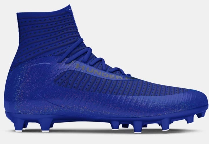 Under Armour UA Highlight 2 MC Knit Football Cleats Royal Blue Sz 10 *BRAND NEW*