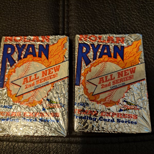Nolan Ryan 2nd Series Texas Express Cards - 2 unopened packs