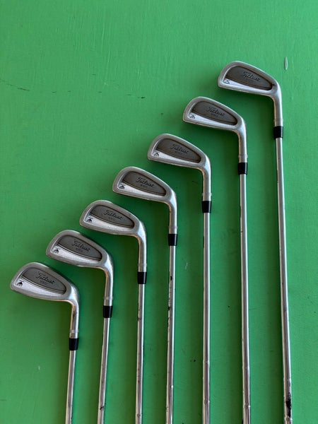 Men's Titleist DCI 990 Iron Set Right Handed Regular Flex Steel Shaft