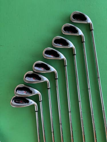 Men's Callaway 2004 Big Bertha Iron Set Right Handed Uniflex Steel Shaft