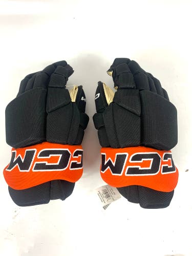 Anaheim Ducks CCM HGTKPP Gloves 14" Pro Stock (New)