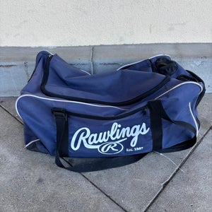 Blue Rawlings Catcher's Bag
