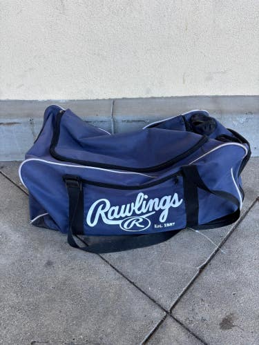 Blue Rawlings Catcher's Bag