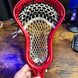 StringKing Mark 3V Custom Red Dyed Lacrosse Head