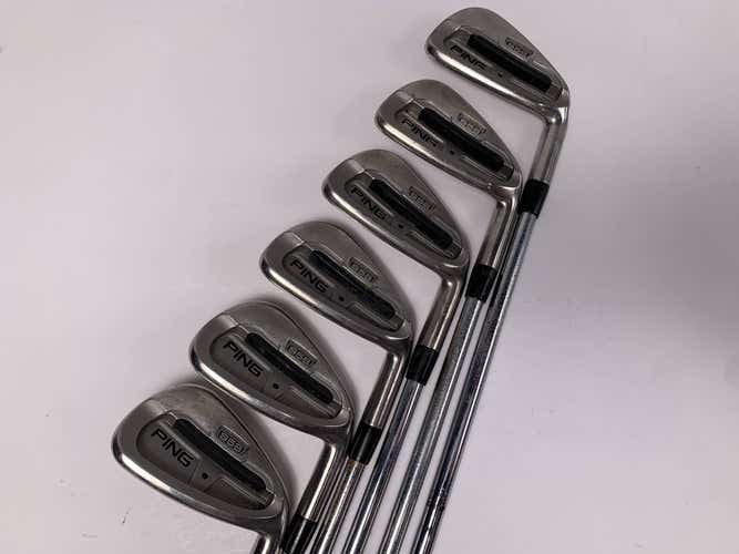 Ping S58 Iron Set 4-9 Black Dot Cushin Stiff Steel Mens RH