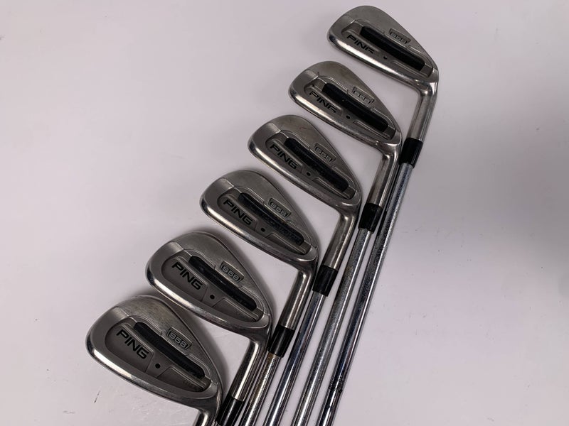 Ping S58 Iron Set 4-9 Black Dot Cushin Stiff Steel Mens RH