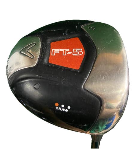 Callaway FT-5 Driver 10* Draw RH Fujikura Fit-On E Regular Graphite New Grip HC