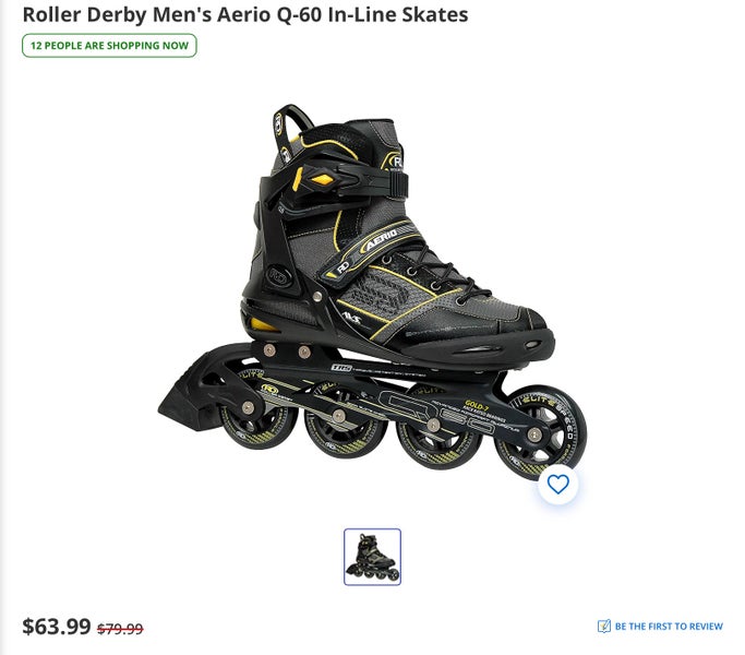 Roller Derby AERIO Q-60 Men's Inline Skates
