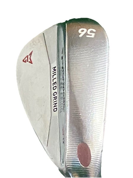 TaylorMade Milled Grind Carbon Sand Wedge 56*12 SB RH Stiff Steel 35" New Grip