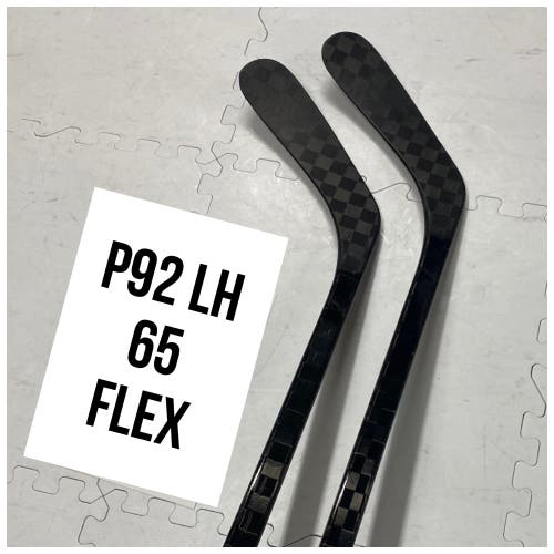 Senior(2x)Left P92 65 Flex 66” ProBlackStock™ Unbranded Blackouts Pro Stock Nexus Hockey Sticks