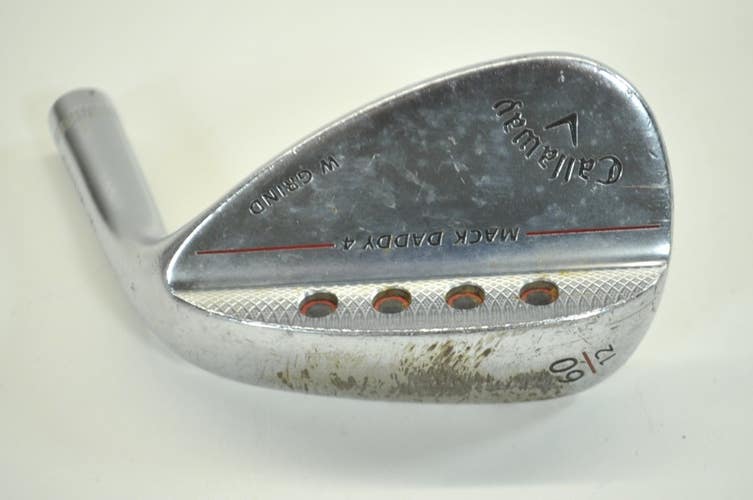 Callaway Mack Daddy 4 Chrome 60*-12 Wedge HEAD ONLY #187698