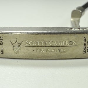 Titleist 2002 Scotty Cameron Pro Platinum Newport Mil-Spec 34" Putter RH #197928