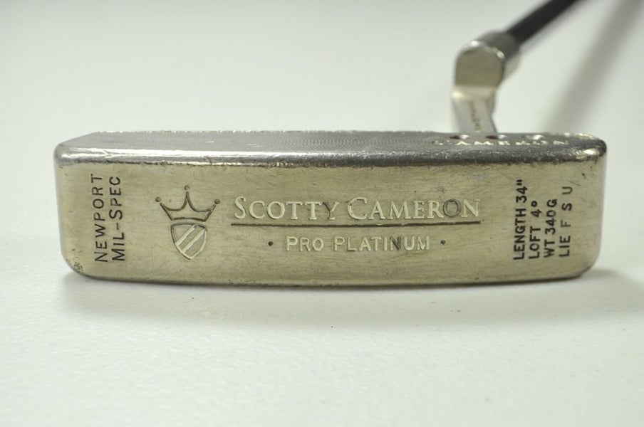 Titleist 2002 Scotty Cameron Pro Platinum Newport Mil-Spec 34" Putter RH #197928