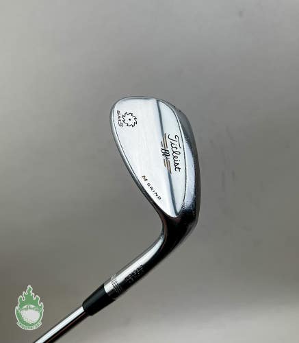 RH Titleist Vokey Design SM5 M Grind Chrome Wedge 60*-08 Wedge Flex Steel Golf