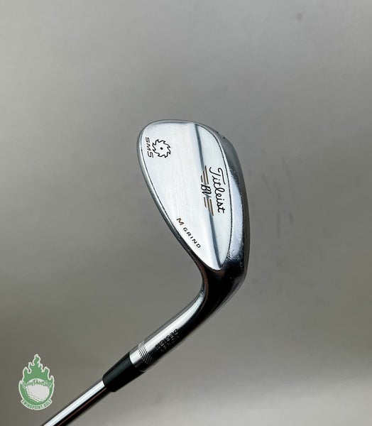 RH Titleist Vokey Design SM5 M Grind Chrome Wedge 60*-08 Wedge Flex Steel Golf