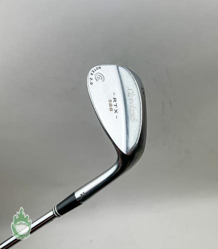 RH Cleveland 588 RTX Rotex 2.0 Face Wedge 56*-14 Wedge Flex Steel Golf