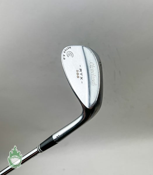 RH Cleveland 588 RTX Rotex 2.0 Face Wedge 56*-14 Wedge Flex Steel Golf