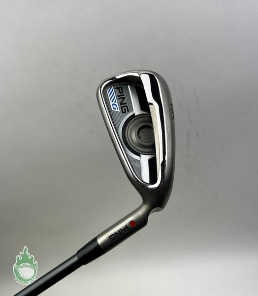 Used Right Handed Ping G Red Dot Single 6 Iron Soft Regular Graphite Golf Club