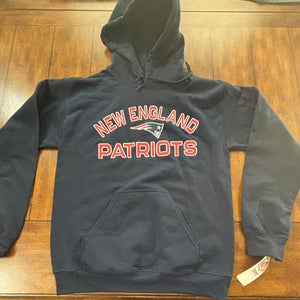 New England Patriots Hooded Sweatshirt Adult Small NWT