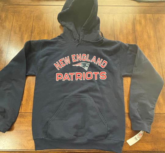 New England Patriots Hooded Sweatshirt Adult Small NWT