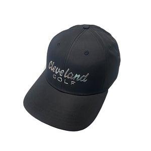 NEW 2025 Cleveland Liquid Metal  Black Adjustable Snapback Golf Hat/Cap