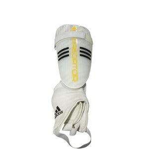 Used Adidas Soccer Shin Guards Adult White LG 11834-S000038046