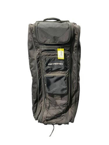 Used Powernet COACHES BAG BB/SB Player Wheeled Bag Black 11834-S000038094