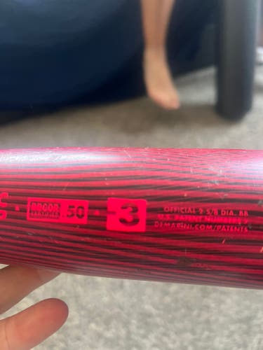 2024 DeMarini Voodoo One Pink Bat (-3) 28 oz 32" (Used)