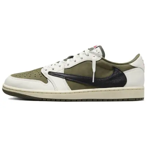 Jordan 1 Retro OG x Travis Scott Low Olive W（M8-8.5-9）