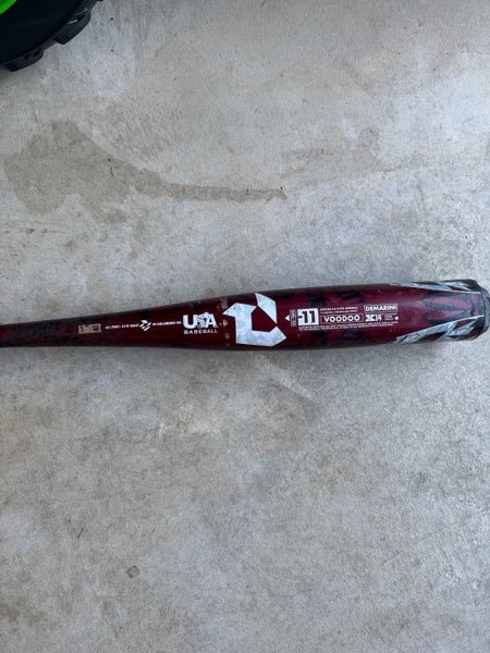 2023 DeMarini Voodoo Alloy USABat Certified Bat (-11) 20 oz 31" (Used)