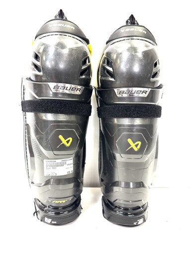 Used Bauer MACH Intermediate Shin Guards Black 13" 11860-S000295286