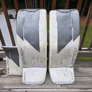 XS Bauer MACH Goalie Leg Pads Pro Stock (Used)