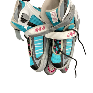 Used OBX SKATES Senior Roller Quad Skates Grey Adjustable 11613-S000164925