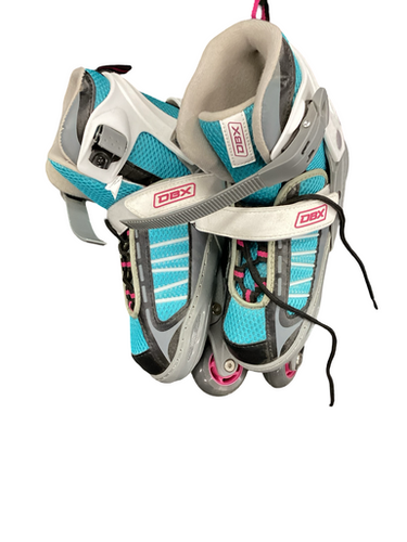 Used OBX SKATES Senior Roller Quad Skates Grey Adjustable 11613-S000164925