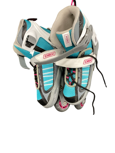 Used OBX SKATES Senior Roller Quad Skates Grey Adjustable 11613-S000164925