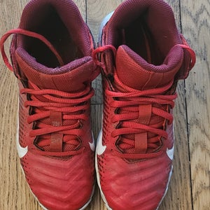 Red Kids Youth 3Y (Big Kids / Youth) Nike Molded Cleats Cleats (Used)