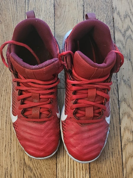 Red Kids Youth 3Y (Big Kids / Youth) Nike Molded Cleats Cleats (Used)