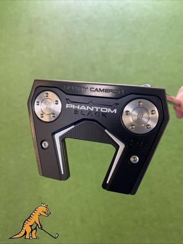 2025 Scotty Cameron Phantom Black 5.5 34 Mallet Putter + HC