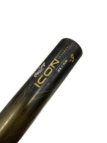 Used Rawlings ICON BB/SB High School -3 Bat 33" 11884-S000049778