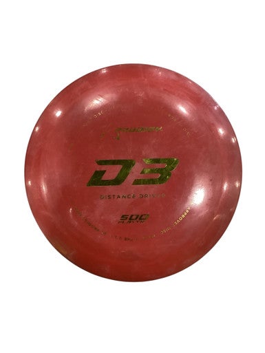 Used Prodigy 500 D3 Disc Golf Driver Red 11884-S000049762