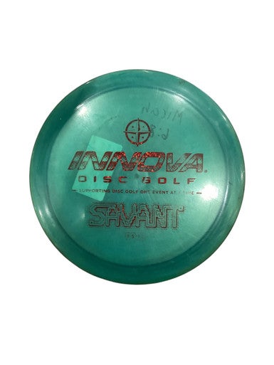 Used Innova CHAMPION SAVANT Disc Golf Driver Green 11884-S000049749