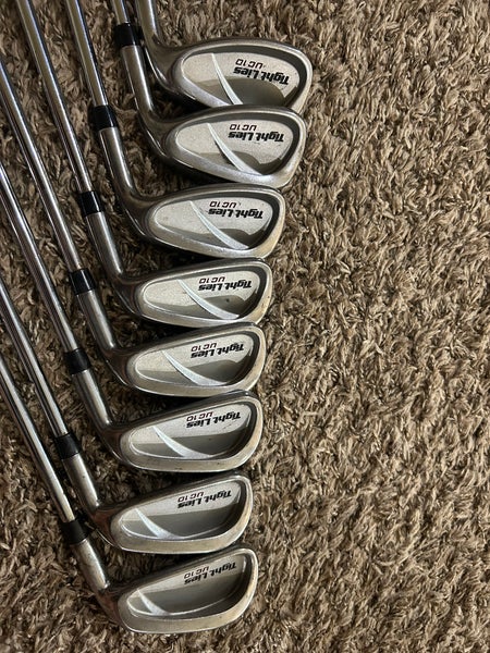 Men's Adams Tight Lies Right Handed Iron Set  Steel Shaft (Used)