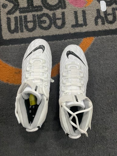 Used Nike Adult FB Cleats White Senior 12 11614-S000218440