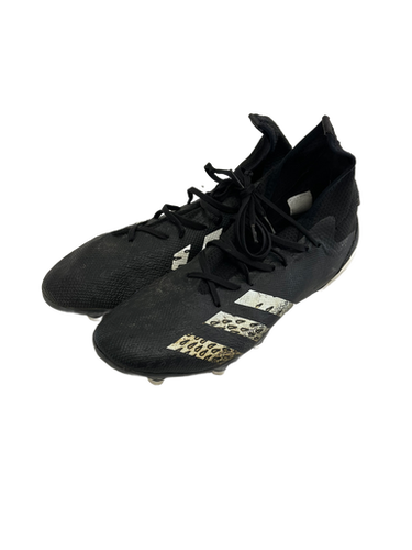 Used Adidas Predator Mens 10 Black Soccer Cleats 11692-S000139448